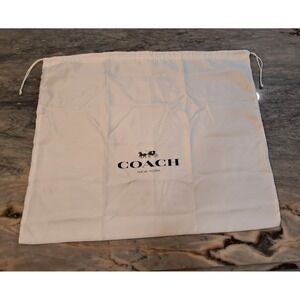 COACH NY Silky Ivory Storage Dustbag Cover XL 23" x 19"